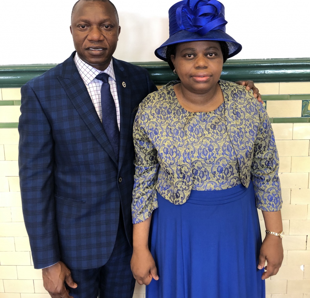 Pastor David & Pastor Mrs Bolanle Abiodun, Hosts.